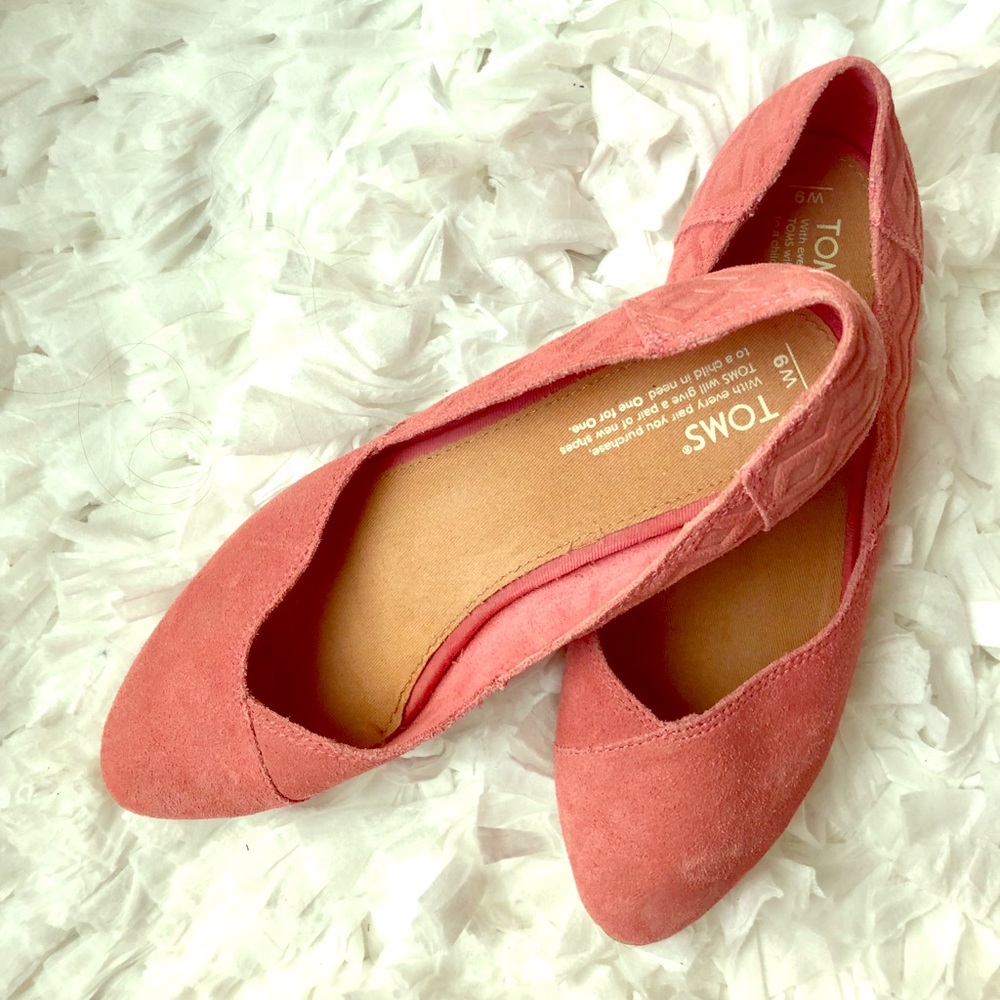 Toms Suede Jutti Flats